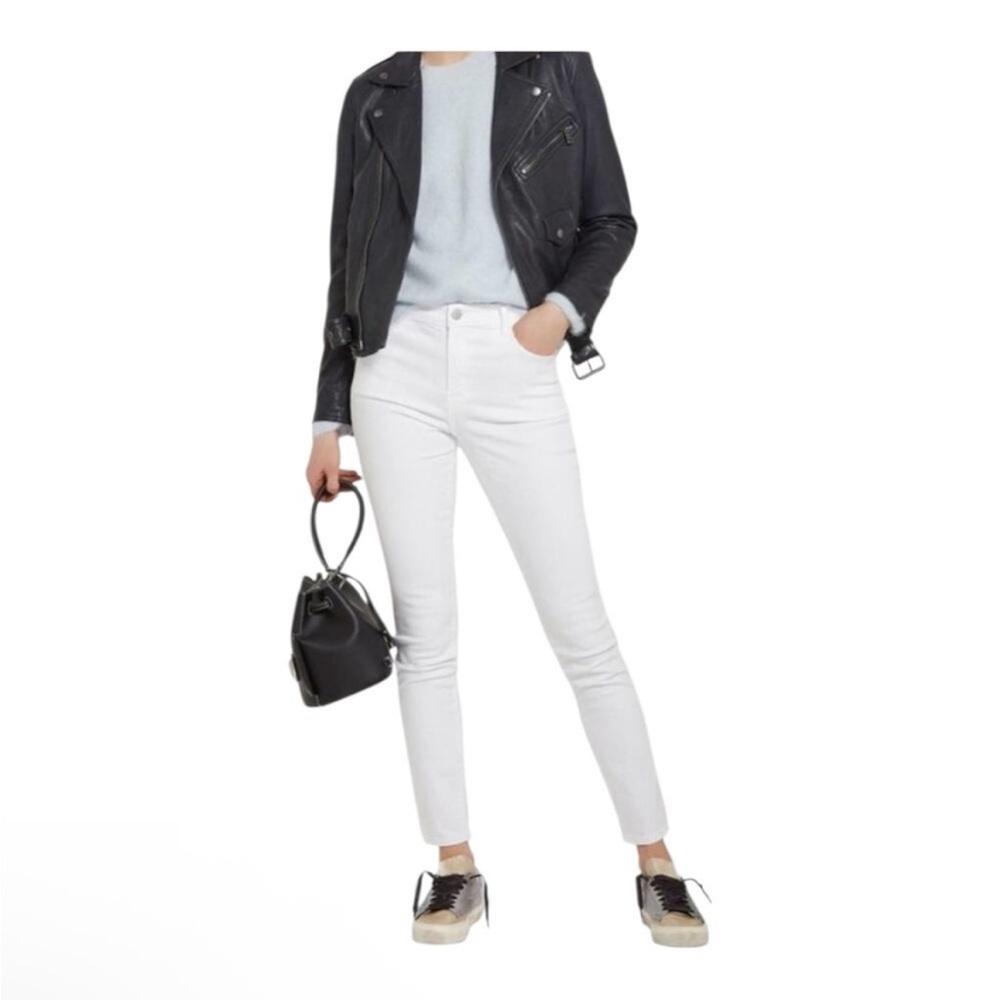 NWT J brand jeans womens‎ size 25 white blanc maria skinny mid rise denim